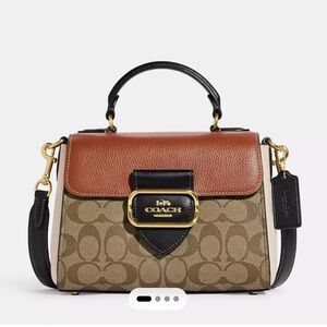 NWT Coach Morgan IM/Khaki Multi purse